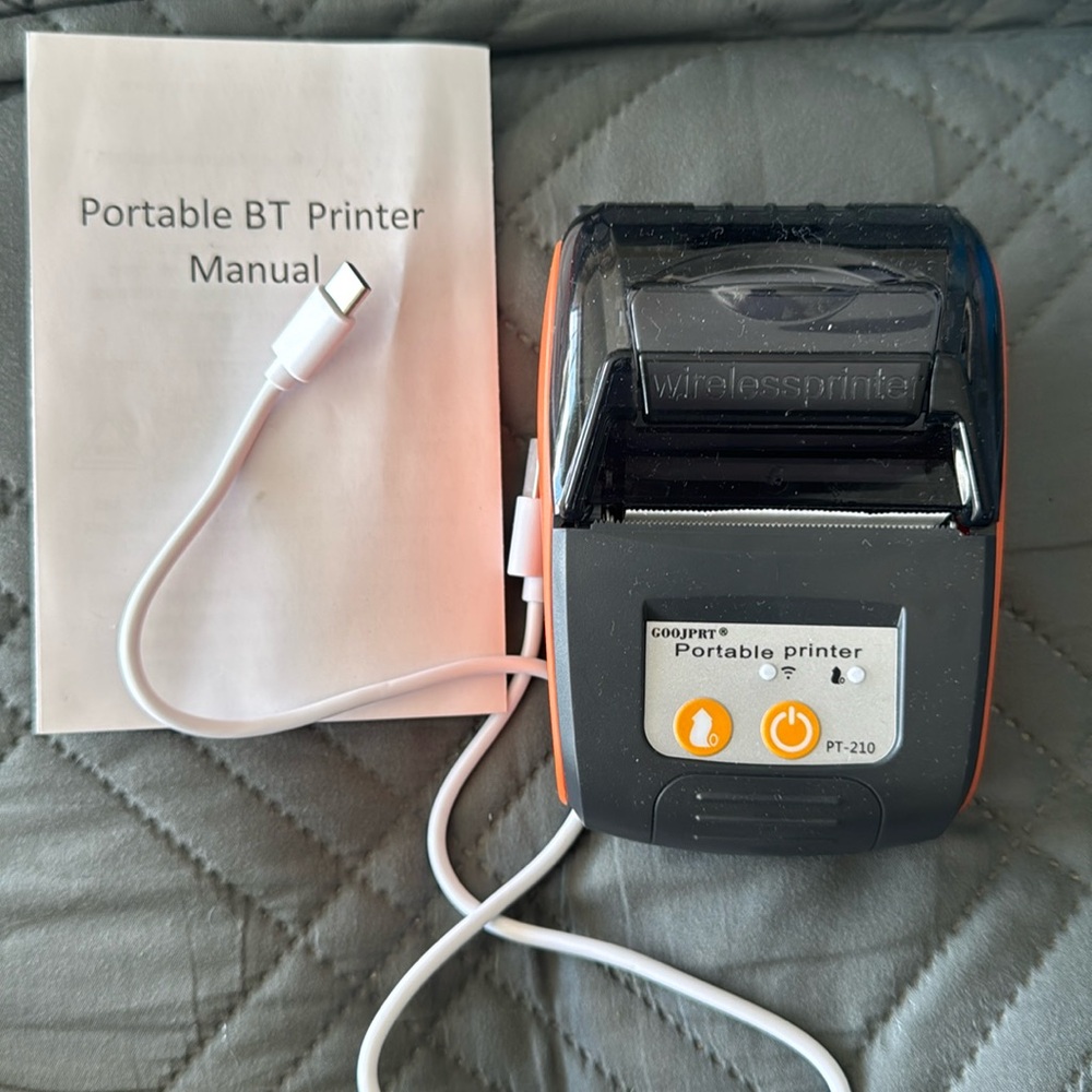Portable bt printer